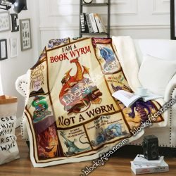 Book Wyrm   Sofa Throw Blanket Geembi™
