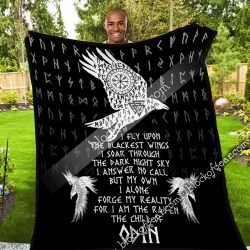 The Raven of Odin. Quilt NKP395 Geembi™