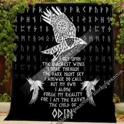 The Raven of Odin. Quilt NKP395 Geembi™
