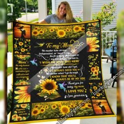 Son To Mom Sunflower Quilt Geembi™