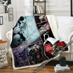 My Favorite Place Is Inside Your Heart, Skeleton Couple Sofa Throw Blanket NP383 Geembi™