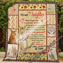 To My Daughter, I Will Always Be There Quilt BQ222A Geembi™