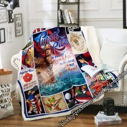 Puerto Rico A Place  Your Heart Will Always Be  Sofa Throw Blanket Geembi™