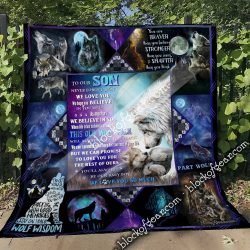 Our Son We Believe In You Wolf Pack Quilt Geembi™