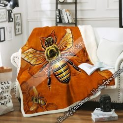 Life Is Better With Bees Sofa Throw Blanket Geembi™