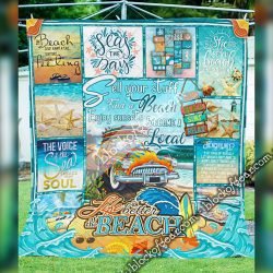 Life Is Better At The Beach Quilt THN1714 Geembi™ Twin 60"x70"