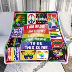 LGBT Pride This Is Me Sofa Throw Blanket THB1765R Geembi™