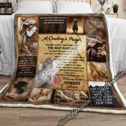 A Cowboy's Prayer Sofa Throw Blanket SLB49 Geembi™