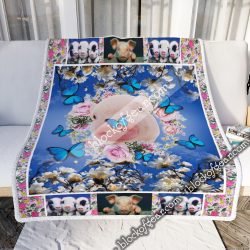 Pink Pig And Flower Sofa Throw Blanket Geembi™