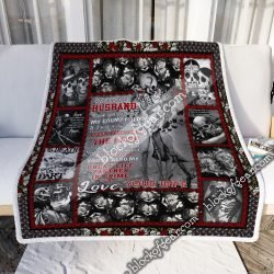 To My Husband, Til Death Do Us Part Sofa Throw Blanket Geembi™
