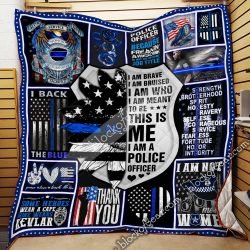 Female Police. This Is Me I Am A Police Officer Quilt Blanket THB1892 Geembi™
