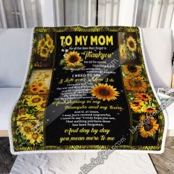 To My Mom For All The Times That I Forgot To Say Thank You Sofa Throw Blanket Geembi™