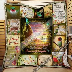 Hummingbirds, I Can Only Imagine Quilt Blanket Geembi™