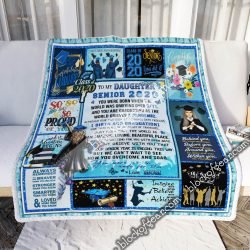 To My Daughter, Your Senior Year Is Ending, Love Mom  Sofa Throw Blanket MLH762  Geembi™