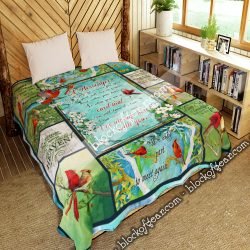 I'm Always Here With You, Cardinal   Quilt Blanket MLH704 Geembi™