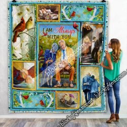 I Am Always With You, Husband And Wife, Cardinal   Quilt Blanket  Geembi™