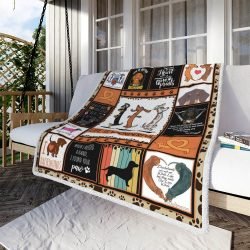 Dachshund - Life Is Wienderful Sofa Throw Blanket Geembi™