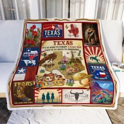 Texas - Hard To Forget A Place That Gave Us So Much To Remember Sofa Throw Blanket Geembi™