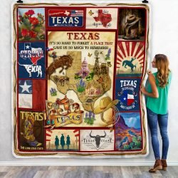 Texas - Hard To Forget A Place That Gave Us So Much To Remember Sofa Throw Blanket Geembi™