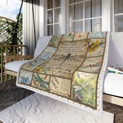 What A Wonderful World - Dragonfly Sofa Throw Blanket Geembi™