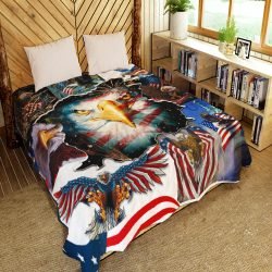 American Bald Eagle Quilt Blanket Geembi™