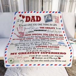 To My Dad. I Will Always Be Your Little Girl Sofa Throw Blanket Geembi™