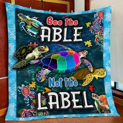 See The Able Not The Label Quilt Blanket Geembi™