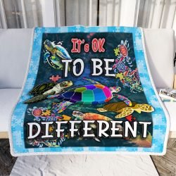 It's Ok To Be Different Autism Awareness Sofa Throw Blanket Geembi™