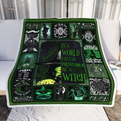 Witch. In A World Full Of Princess. Be A Witch Sofa Throw Blanket Geembi™