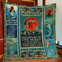 Dream About The Ocean Mermaid Quilt Blanket Geembi™