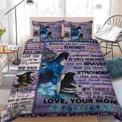 Mom To Daughter, Witch Girl Quilt Bedding Set Geembi™