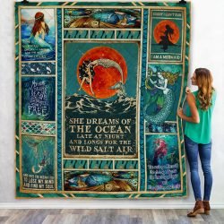 Dream About The Ocean Mermaid Quilt Blanket Geembi™