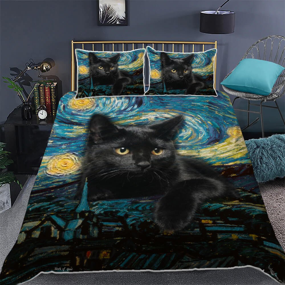 BLACK PANTHER JUNGLE CAT QUEEN SIZE BLANKET 