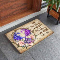 Dragon Doormat An Old Dragon And His Queen Live Here DDH2837DM