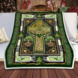 Irish Celtic Claddagh Cross Sofa Throw Blanket Geembi™