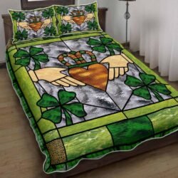 Claddagh Ring Irish Quilt Bedding Set Geembi™