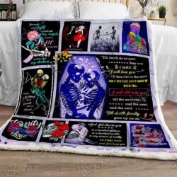 Skull Couple Sofa Throw Blanket Geembi™