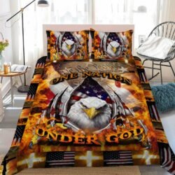 One Nation Under God Quilt Bedding Set Geembi™