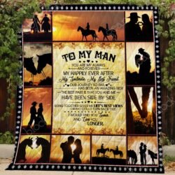 To My Man - Horse Riding Quilt THL954 Geembi™