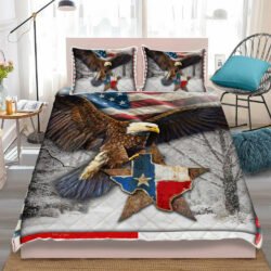 Together We Are Stronger Than Any Storm Texas Quilt Bedding Set Geembi™