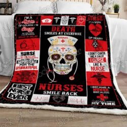 Skull Nurse Sofa Throw Blanket DK516 Geembi™