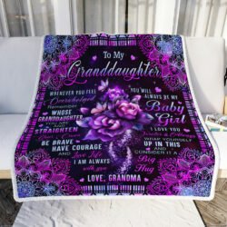 Grandma To Granddaughter - Roses Mandala Sofa Throw Blanket Geembi™