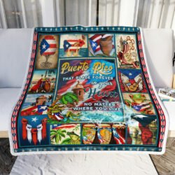 Puerto Rico That Place Forever In Your Heart Sofa Throw Blanket Geembi™