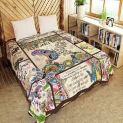 February Girl. I Am The Storm. Butterfly Quilt Blanket Geembi™