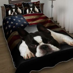 Boston Terrier Quilt Bedding Set Geembi™