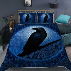 Norse Raven Quilt Bedding Set Geembi™