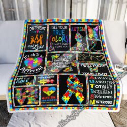 Autism Awareness Sofa Throw Blanket Geembi™