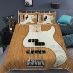 Bass Guitar. For The Love Of Bass Quilt Bedding Set Geembi™
