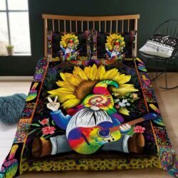 Be Kind Hippie Gnomes Quilt Bedding Set Geembi™