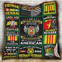 Proud Vietnam Veteran Quilt NP214 Geembi™